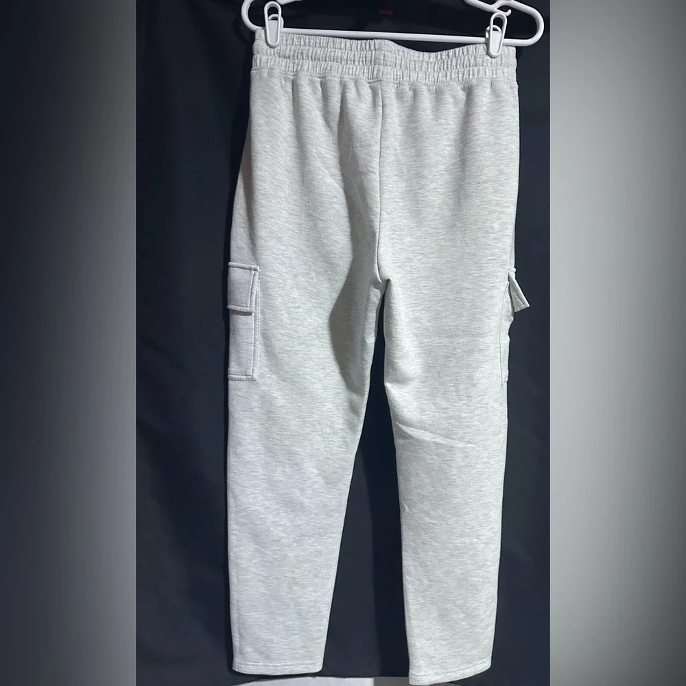 Yogalicious Scuba Cascade Pants Women’s Medium Gray Cargo Pockets Sweatpants EUC - Picture 2 of 3